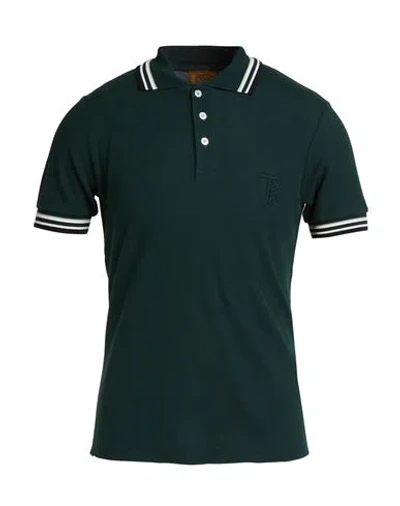 Tod's Man Polo Shirt Green Size 36 Cotton