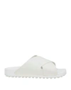 Tod's Man Sandals White Size 9 Calfskin