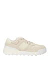 Tod's Man Sneakers Beige Size 7.5 Leather In Beige