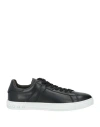 Tod's Man Sneakers Black Size 8.5 Soft Leather