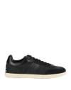 Tod's Man Sneakers Black Size 9 Leather In Black