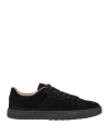 Tod's Man Sneakers Black Size 9 Soft Leather In Black