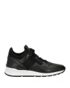 Tod's Man Sneakers Black Size 9 Textile Fibers