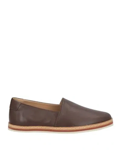 Tod's Man Sneakers Brown Size 8.5 Leather
