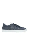 Tod's Man Sneakers Charcoal Size 9 Leather In Gray