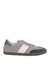 Tod's Man Sneakers Grey Size 7.5 Leather
