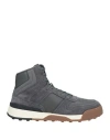 Tod's Man Sneakers Grey Size 9 Leather, Textile Fibers