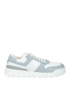Tod's Man Sneakers Grey Size 9 Leather In Gray