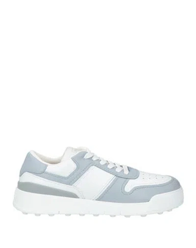 Tod's Man Sneakers Grey Size 9 Leather In Gray