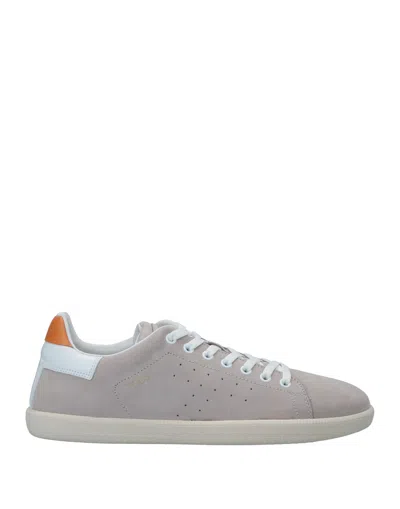 Tod's Man Sneakers Light Grey Size 7.5 Soft Leather