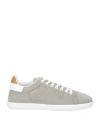 Tod's Man Sneakers Light Grey Size 8 Leather In Gray