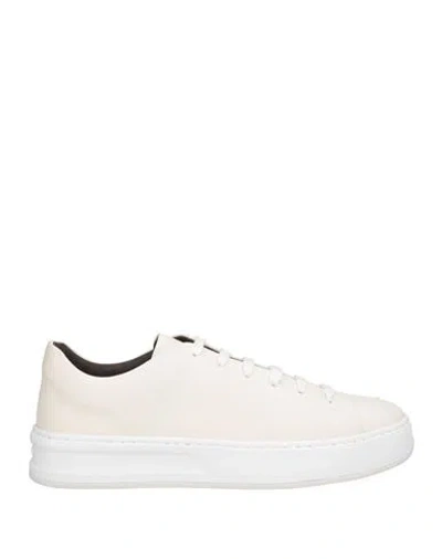 Tod's Man Sneakers Off White Size 9 Leather