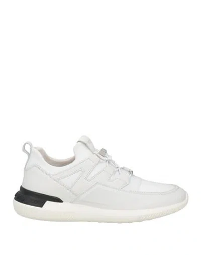 Tod's Man Sneakers White Size 7 Leather