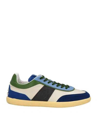 Tod's Man Sneakers White Size 7 Leather