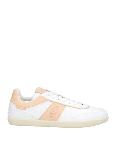 Tod's Man Sneakers White Size 9 Leather