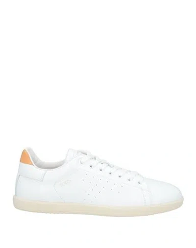 TOD'S TOD'S MAN SNEAKERS WHITE SIZE 8.5 LEATHER