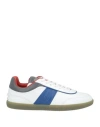 Tod's Man Sneakers White Size 9 Leather In White