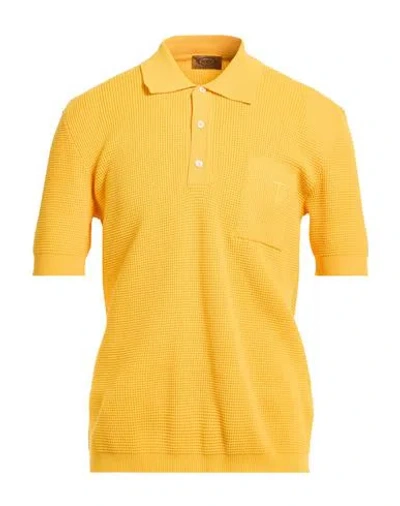 Tod's Man Sweater Marigold Size 44 Polyamide In Yellow