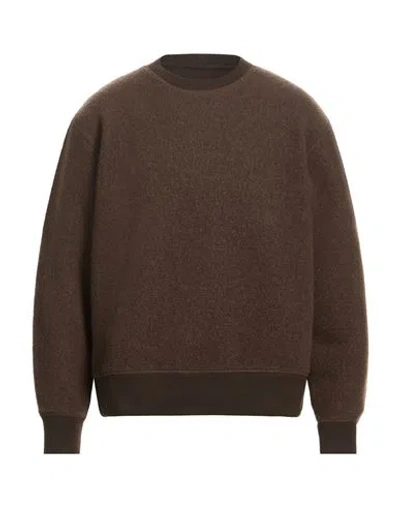 Tod's Man Sweatshirt Dark Brown Size L Cashmere, Virgin Wool