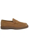 TOD'S TOD'S MAN TOD'S BEIGE SUEDE LOAFERS