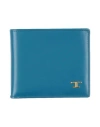 Tod's Man Wallet Azure Size - Leather In Blue