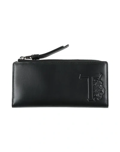 Tod's Man Wallet Black Size - Leather In Black