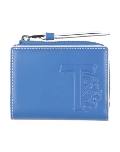 Tod's Man Wallet Blue Size - Leather