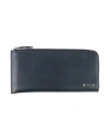 Tod's Man Wallet Midnight Blue Size - Leather In Blue