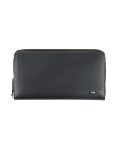 Tod's Man Wallet Midnight Blue Size - Leather