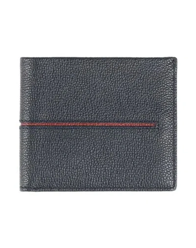 Tod's Man Wallet Midnight Blue Size - Soft Leather In Blue