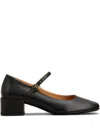 Tod's Mary Jane Pumps In Leather In Black
