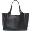 Tod's Medium Apa Leather Top-handle Bag In Nero