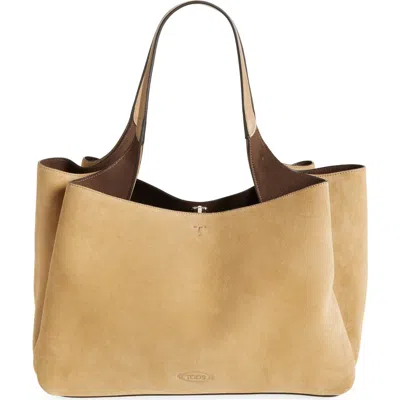 Tod's Medium Apa Suede Tote