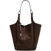 Tod's Medium Api Suede Bucket Bag