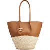 Tod's Double Handle Shoulder Bag In Kenia/naturale
