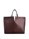 Tod's Medium Di Folio Bags In Burgundy