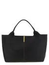 Tod's Medium 'ebr' Shopping Bag In Black