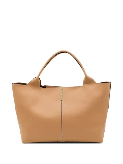 TOD'S TOD'S MEDIUM LEATHER SHOPPING BAG