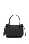 Tod's Medium-small Br Shopping Bag In Black