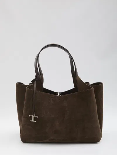 Tod's Medium Suede Tote Bag