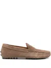 Tod's Men Gommino Suede Leather Loafers In Multicolor