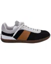 Tod's Allacciata Casetta Heritage Sneakers In Black Leather And Suede In Black