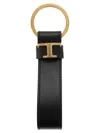 Tod's Men Leather Keyring In Black