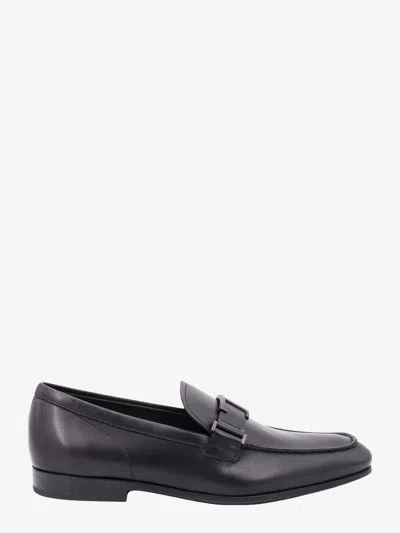 Tod's Timeless Loafers In Leather In Black