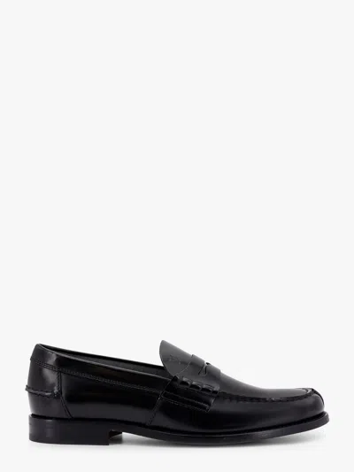 Tod's Men Leather Loafer With Logo Detail
