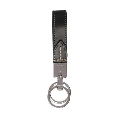 Tod's Men Logo Leather Keyring