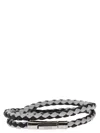 Tod's Men Mycolors 2-turn Leather Bracelet In Multi