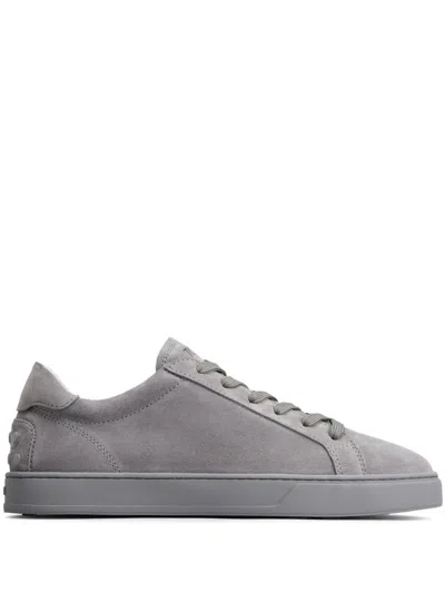 Tod's Grey Suede Sneakers