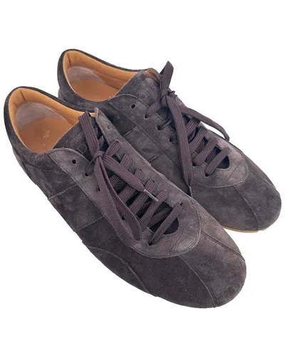 Pre-owned Tod's Men's Suede Low Top Sneaker (authentic Pre-loved)