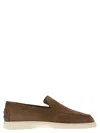 Tod's Men Suede Slipper Moccasin In Brown